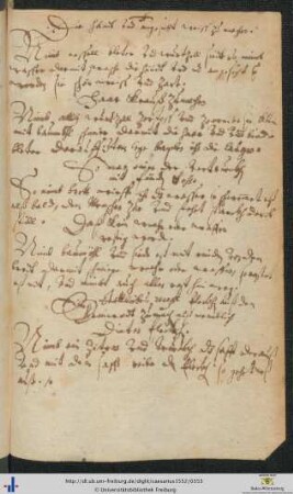 Handschriftliche kosmetische Anweisungen