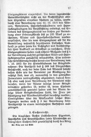 3. Sachenrecht.