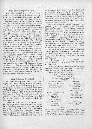 Das Weihnachtsfest 1899