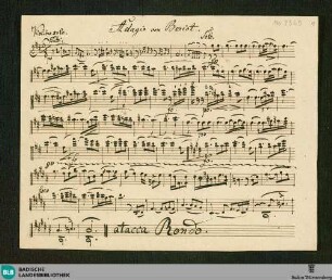 Adagio - Don Mus.Ms. 2369 : vl, orch; B