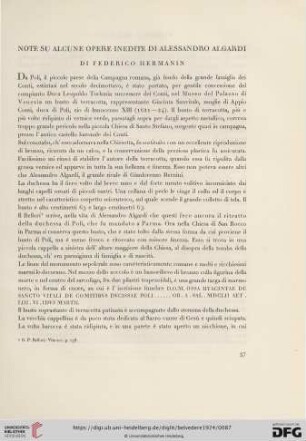 5: Note su alcune opere inedite di Alessandro Algardi