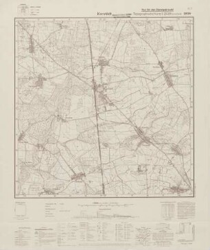2836 Karstädt, Topographische Karte 1:25000 (4cm - Karte)