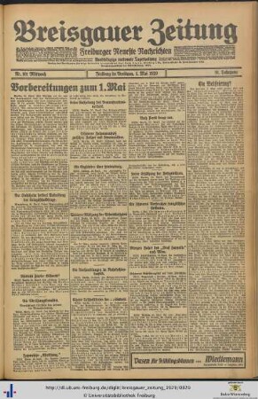 Nr. 101-124 (Mai 1929)