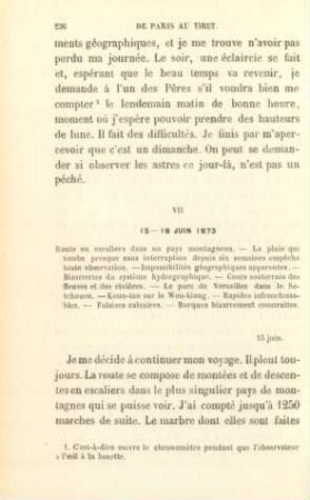 VII. 15 - 18 Juin 1873