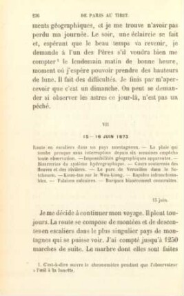 VII. 15 - 18 Juin 1873