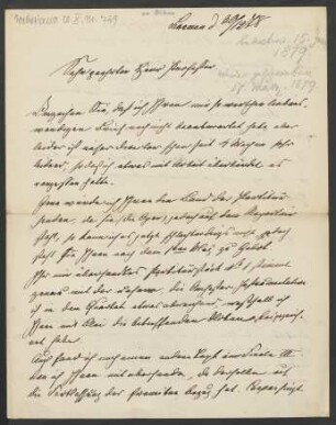 Brief an Friedrich Wilhelm Jähns : 30.12.1878
