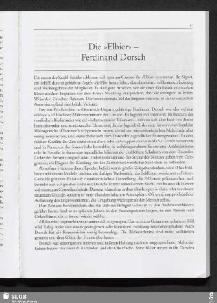 Die Elbier - Ferdinand Dorsch
