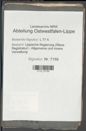Belege über verkauftes Magazinkorn