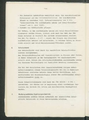 6. Schulaufsicht