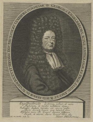 Bildnis des Georgius Engelbrecht