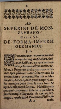 Solida ac necessaria disquisitio de forma Imperii Romano-germanici