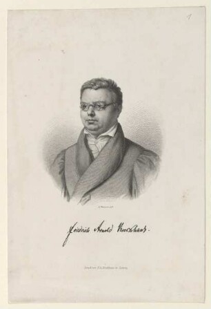 Bildnis des Friedrich Arnold Brockhaus