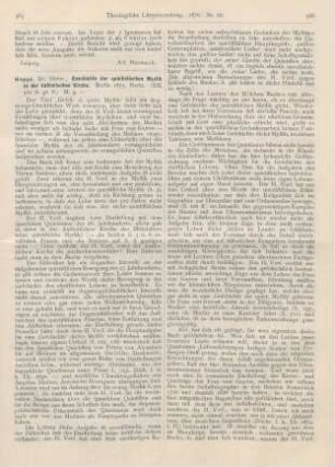 565-568 [Rezension] Heppe, Heinrich, Geschichte der quietistischen Mystik in der katholischen Kirche