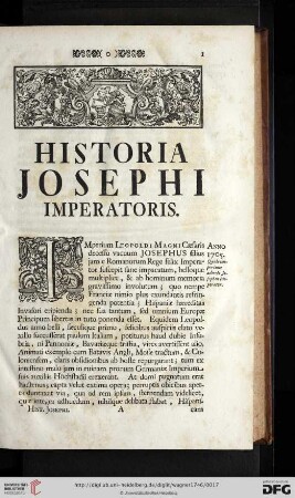 Historia Josephi imperatoris
