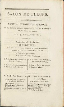 Procteur de la Société ...