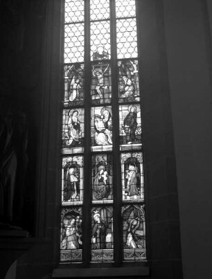 Fenster mit Szenen aus dem Leben Christi