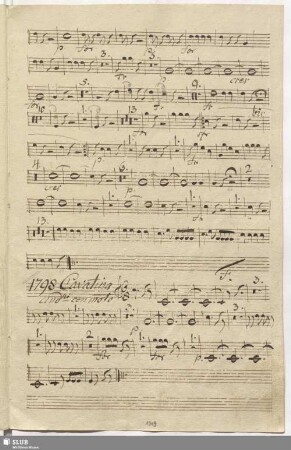 1798. Cavatina: Lilla mia dove sei / Martín y Soler, V.