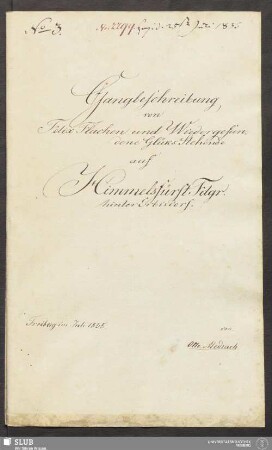Gangbeschreibung von Felix Flachen und Wiedergefundene Glüks Stehende auf Himmelsfürst Fdgr. hinter Erbisdorf - 18.6951 4.