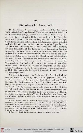 VII. Die römische Kaiserzeit