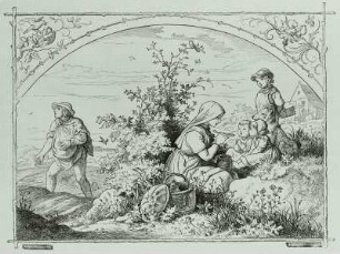 Unser täglich Brot gib uns heute : Richter, A. L.:Unser tägl. Brot (Sämann), Stich 1866