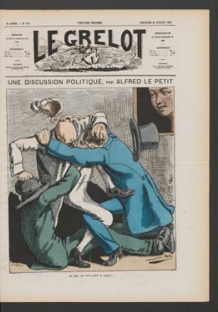 Une discussion politique, par Alfred Le Petit