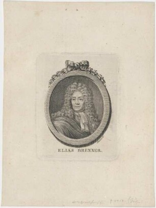 Bildnis des Elias Brenner