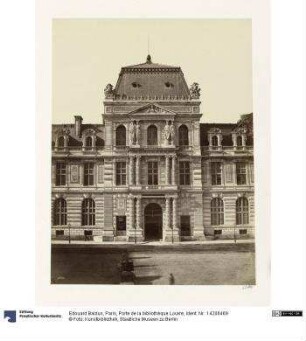Paris, Porte de la bibliothèque Louvre