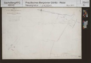 Braunkohlengrube Friedrich bei Muskau [Bad Muskau], Schurfarbeiten