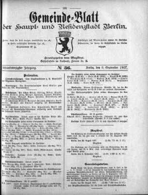 1907,36: No. 36, 8. September 1907