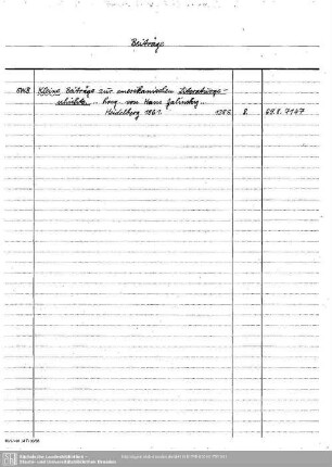 Beitraege Literaturgeschichte