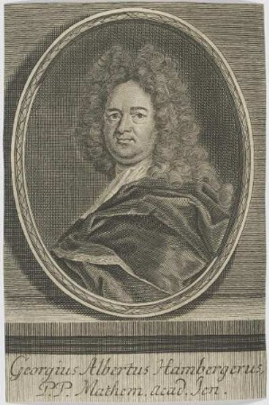 Bildnis des Georgius Albertus Hambergerus