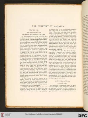 Chapter VIII: The cemetery at Mahasna (M)