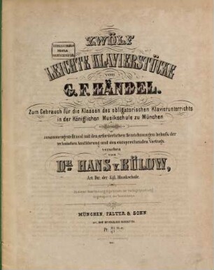 12 leichte Klavierstücke