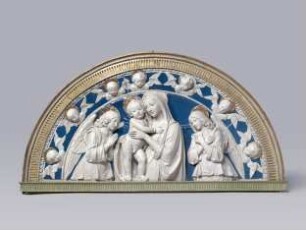 Madonna mit zwei anbetenden Engeln
