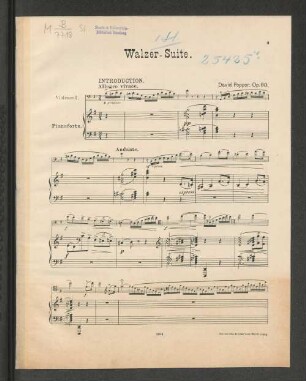 Walzer-Suite. [Pianoforte.]