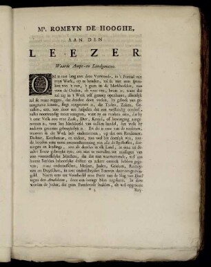 Aan Den Leezer