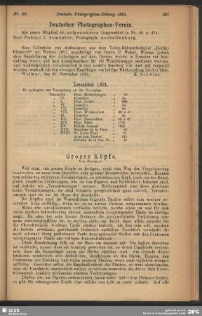 Grosse Köpfe