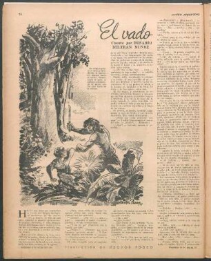 El vado : Cuento por Rosario Beltran Nuñez