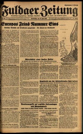Ausgabe vom Donnerstag, den 27. Juni 1940.