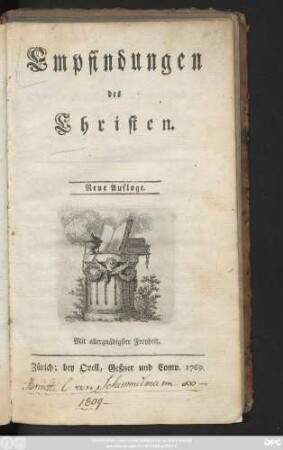 Empfindungen des Christen