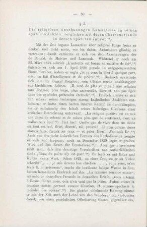 § 3. Die religiösen Anschauungen Lamartines in seinen späteren Jahren, verglichen mit denen Chateaubriands in dessen späteren Jahren.