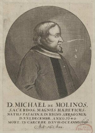 Bildnis des Michael de Molinos
