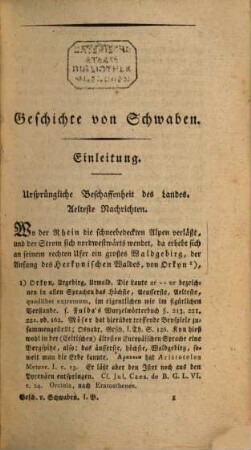 Geschichte von Schwaben, 1