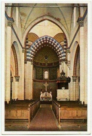 Jerusalem.The Church of the Redeemer, Interior. Eglise du Saint Sauveur, Intérieur. Die Erlöserkirche, Inneres