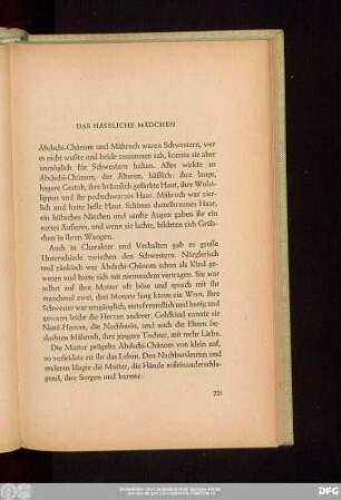 Das Hässliche Mädchen