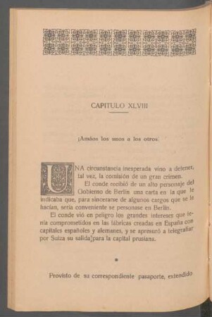 Capítulo XLVIII - ¡Amáos los unos a los otros!