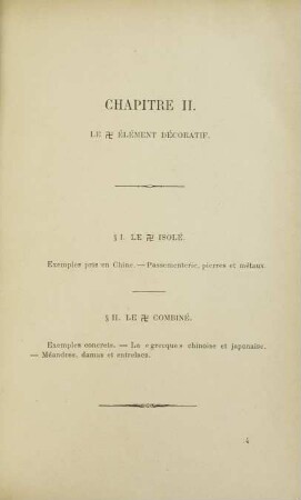 Chapitre II. Le ... élément décoratif