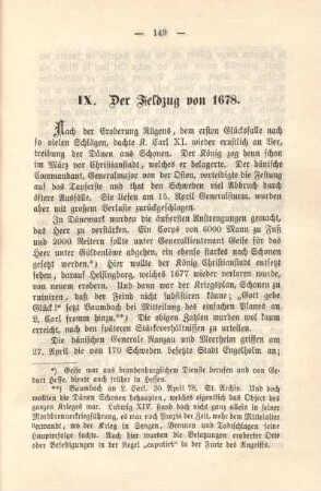 IX. Der Feldzug von 1678.