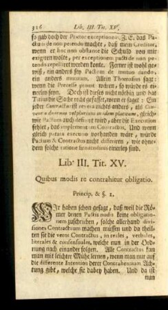Tit. XV. Quibus modis re contrahitur obligatio.