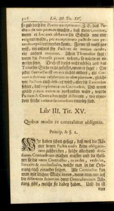 Tit. XV. Quibus modis re contrahitur obligatio.